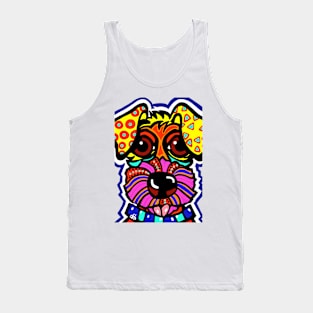 Terrier Dog Dogs Airedale Wheaton Lakeland Kerry Schnauzer Fox Puppy Sealyham Irish Norfolk Norwich Scottish English Gift Idea Jackie Carpenter Cairn Tank Top